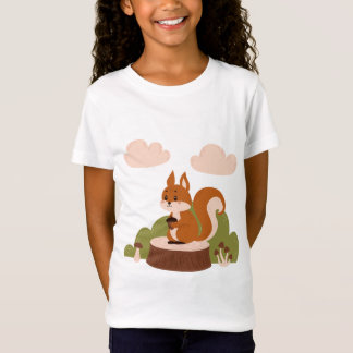 Cute squirrel in the forest T-Shirt