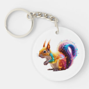 Cute Squirrel Key Ring