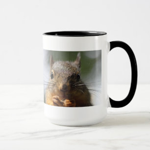 Cute Squirrel Smiling Photo Mug