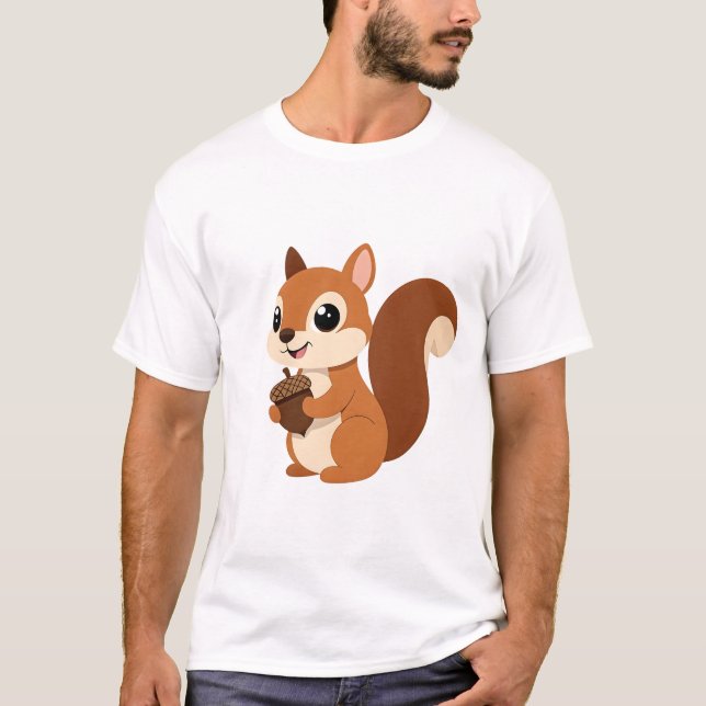 Cute Squirrel T-Shirt (Front)