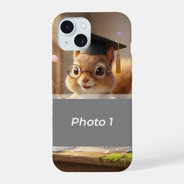 Cute Squirrel Teacher Appreciation iPhone Case (Back)