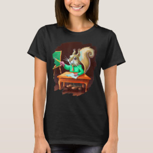 Cute   Squirrel Teacher Professor School T-Shirt
