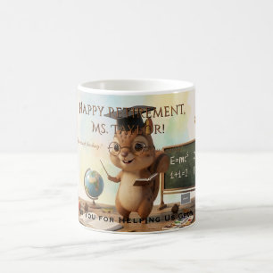 Cute Squirrel Teacher Retirement Mug 2026