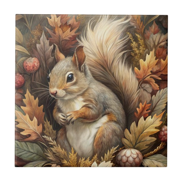 Cute Squirrel Tile (Front)