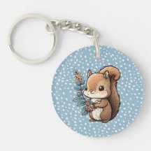 Cute Squirrel with Personalised Message