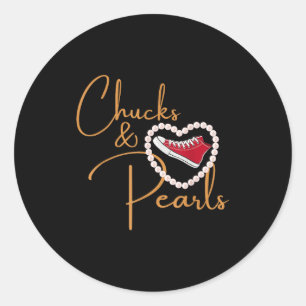 Cute Ss 2021 Valentine Heart Hbcu Red Melanin Classic Round Sticker