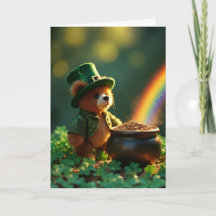 Cute St. Patrick’s Day Teddy Bear