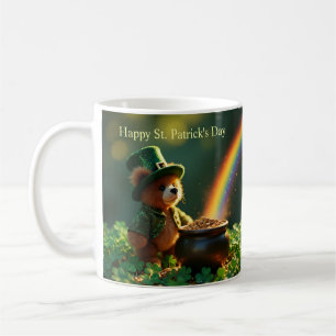 Cute St. Patrick’s Day Teddy Bear Coffee Mug