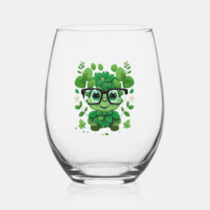 cute st Patricks day cute shamrock wherein glasses