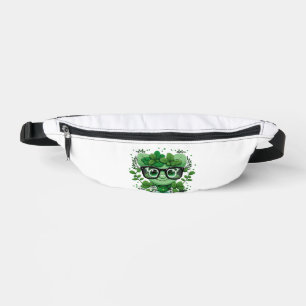 cute st Patricks day cute shamrock wherein glasses Bum Bags