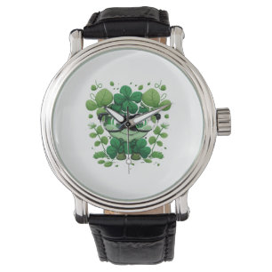 cute st Patricks day cute shamrock wherein glasses Watch