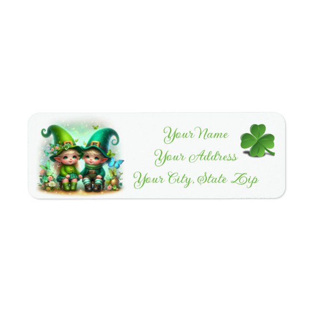 Cute St. Patrick's Day Gnomes (Front)