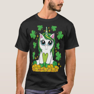 Cute St Patrick's Day Irish Unicorn Lepricorn Lepr T-Shirt