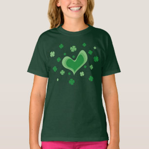 Cute St Patricks Day kid's t shirt for girls