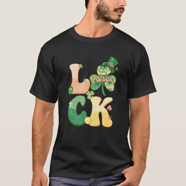 Cute St Patrick's Day Lucky Charmer Women's St Pat T-Shirt (Front)