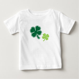 Cute St. Patrick's Day Shamrock Baby tee