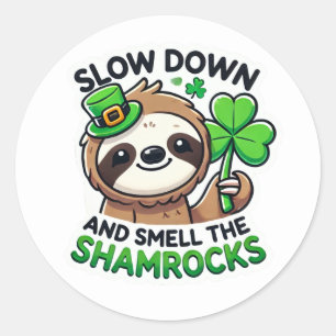 Cute St. Patrick's Day Shamrock sticker