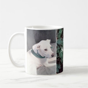 Cute St. Patrick's Day Shamrocks and Clovers Dog Coffee Mug
