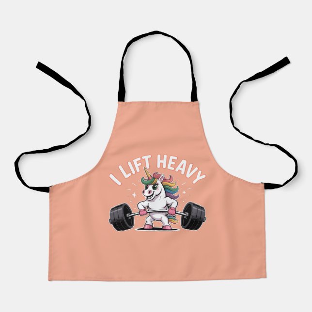 Cute Stacked Kawaii Cats – “Wow!! Hi” Apron (Front)