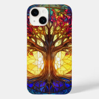 Cute stained glass tree of life