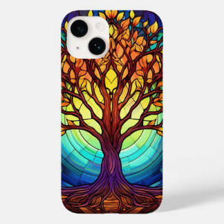 Cute stained glass tree of life Case-Mate iPhone 14 case