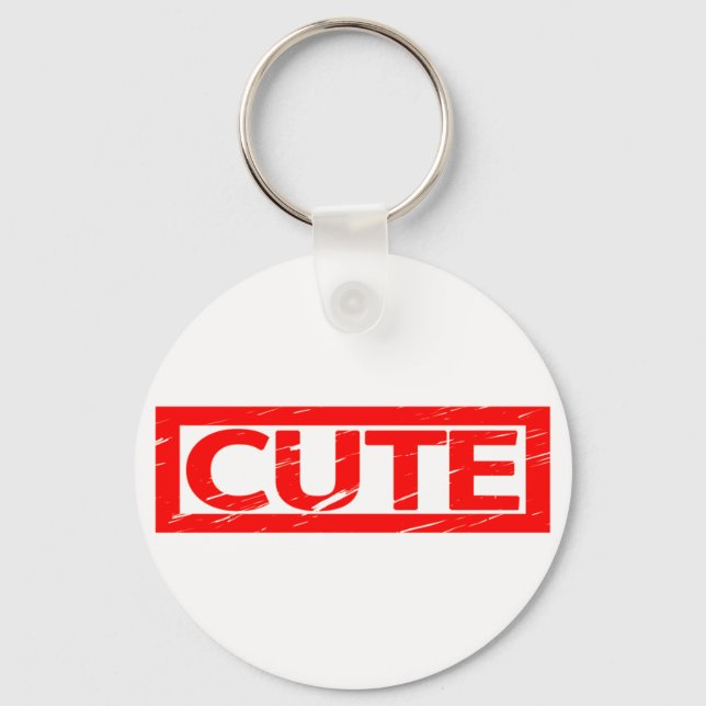Cute Stamp Key Ring (Front)