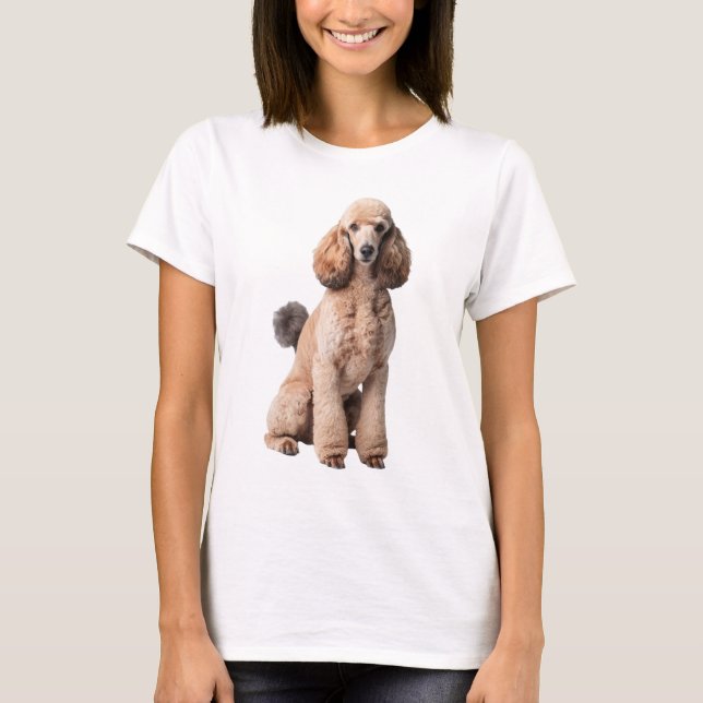 Cute standard poodle T-Shirt (Front)