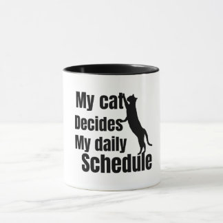 Cute Standing cat design Mug