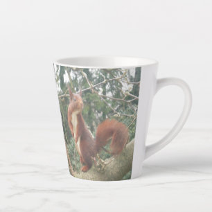 Cute Standing Squirrel Latte Mug