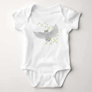 Cute Star Owl T-Shirt Baby Bodysuit