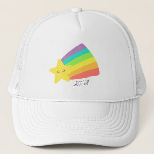 Cute Star Rainbow Trucker Hat