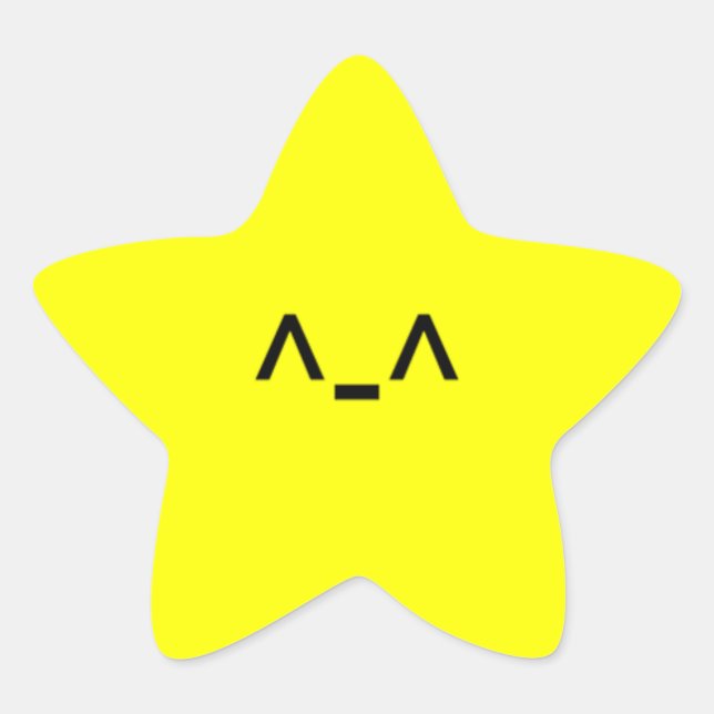 Cute Star Sticker (Front)