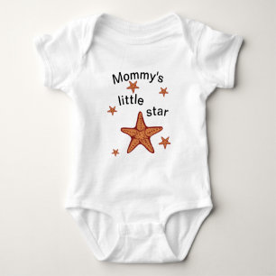 Cute starfish baby bodysuit