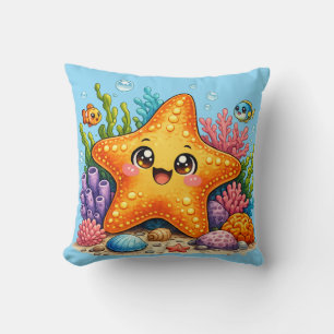 Cute Starfish Kawaii Cushion Pillow