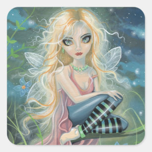 Cute Starlight Fairy Fantasy Art Stickers
