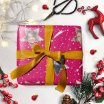 Cute Starry Pattern Your Own Photo Christmas Wrapping Paper<br><div class="desc">Cute Starry Pattern Your Own Photo Christmas Wrapping Paper Sheets</div>