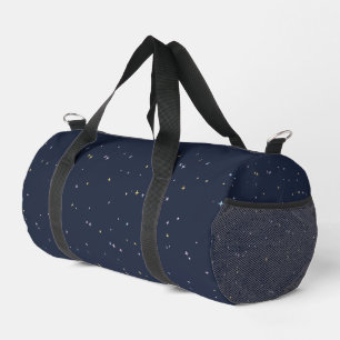 Cute Stars On A Sparkling Night Sky Duffle Bag