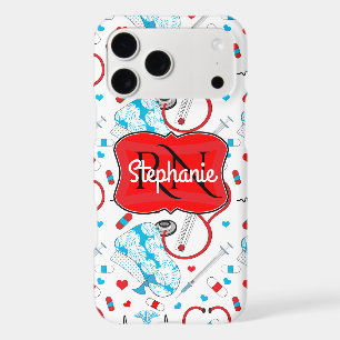 Cute Stethoscope Nurse Doctor EKG Pattern Name