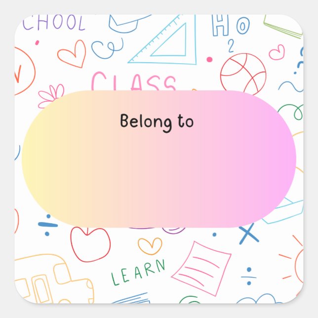 Cute Sticker (Front)