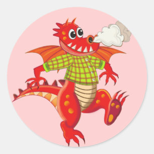 Cute sticker with Dragon
