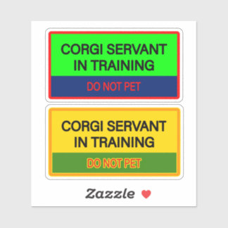 Cute stickers for Corgi servant