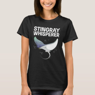 Cute Stingray Design For Men Women Kids Fish Sting T-Shirt