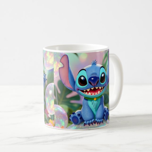 CUTE STITCH  COFFEE MUG (Front Right)