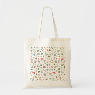Cute Storybook Bunny Rabbit Tote Bag