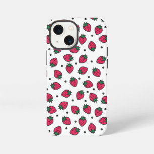 Cute Strawberries iPhone 13 Mini Case
