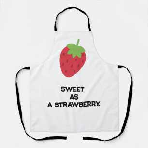 Cute Strawberry Apron Fruit-Themed Kitchen Apron