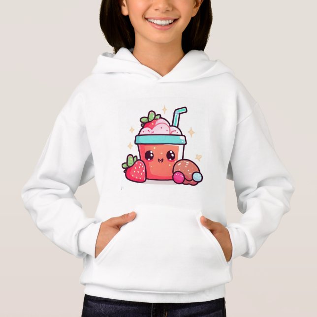 Cute Strawberry Boba Kawaii (Front)
