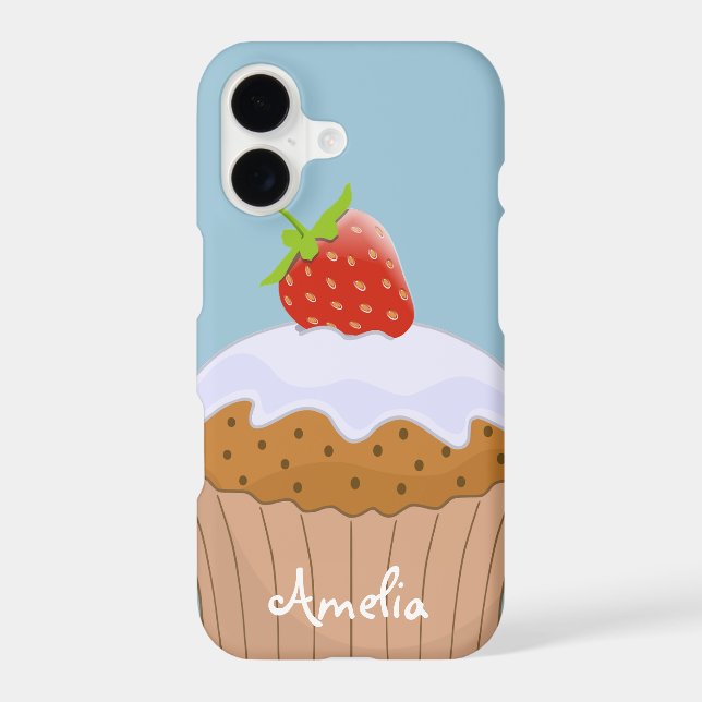 Cute Strawberry Bun Personalised (Back)