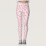 Cute Strawberry Cow Spots Pattern | Pink Leggings<br><div class="desc">These fun leggings feature a cow spots pattern in strawberry pink. They coordinate perfectly with our strawberry cow T-shirts!</div>
