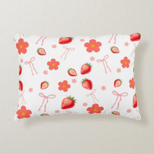 Cute Strawberry Decorative Cushion